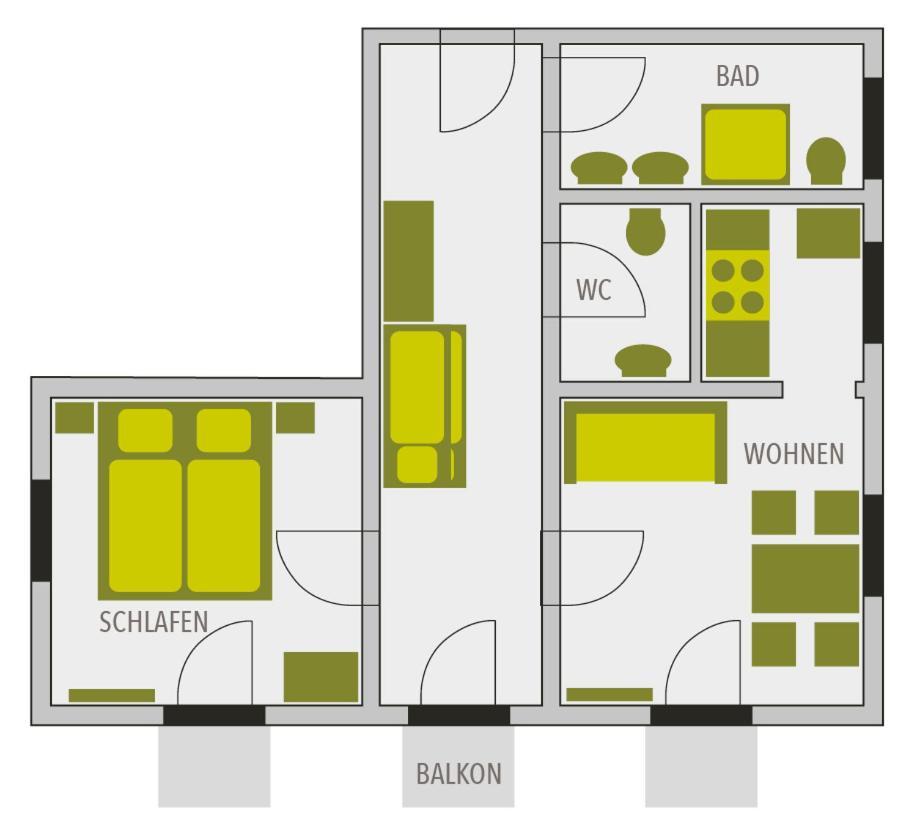 Hus24 Aparthotel Schroecken Ngoại thất bức ảnh